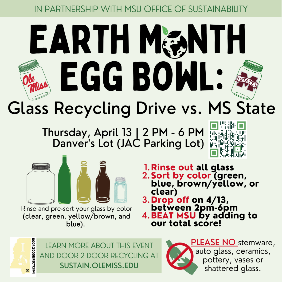 Glass Recycling Bowl Flyer